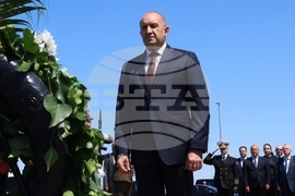 Хърватия - Румен Радев - Българско военно гробище - почит