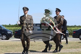 Хърватия - Румен Радев - Българско военно гробище - почит
