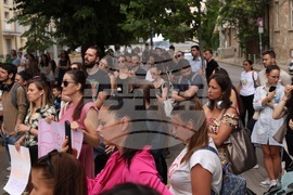 Медицински университет - протест в защита на Антония Андонова