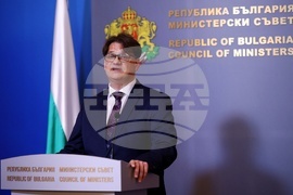 Министерски съвет - Мариан Бачев - брифинг