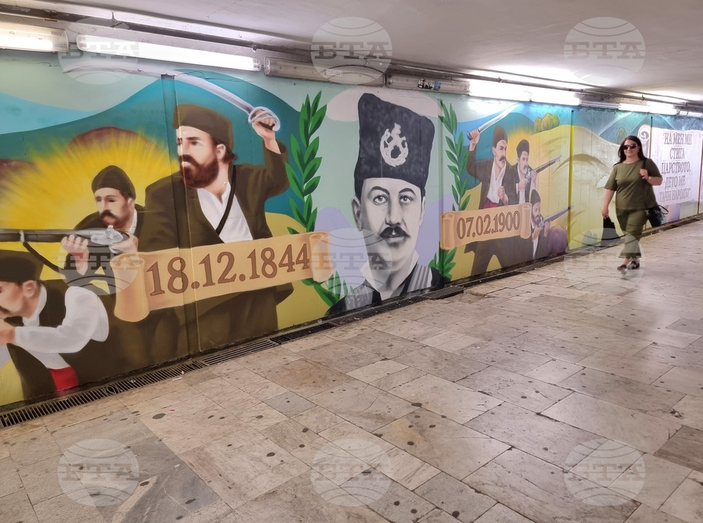 Варна - подлез - рисунки с Капитан Петко