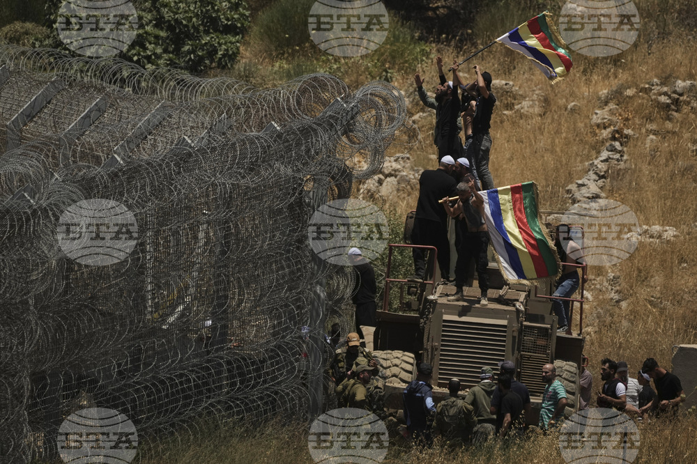 APTOPIX Israel Syria Clashes