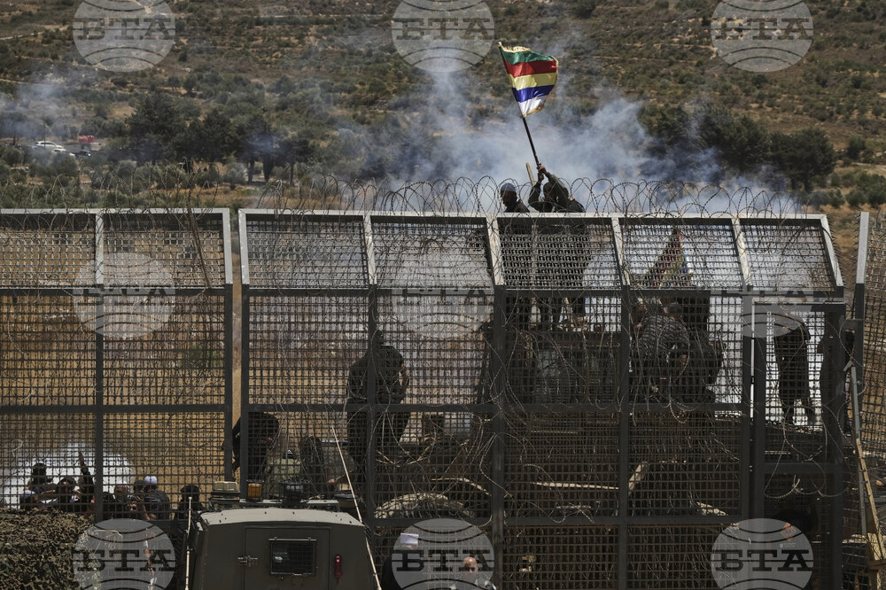 APTOPIX Israel Syria Clashes