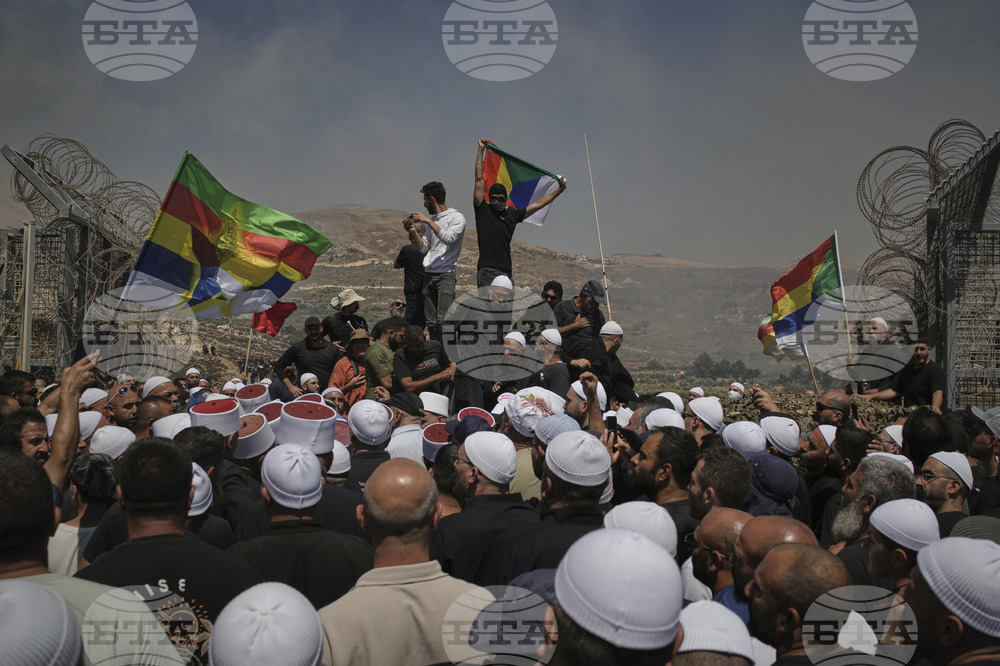 APTOPIX Israel Syria Clashes