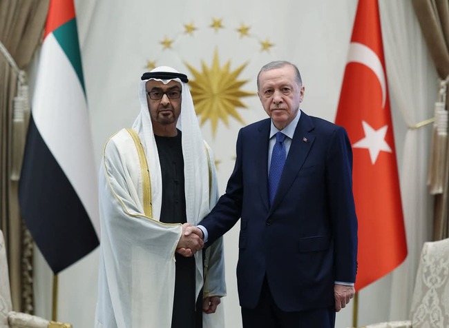 Турция - Анкара - Реджеп Тайип Ердоган - Мохамед Бин Зайед Ал Нахян - среща