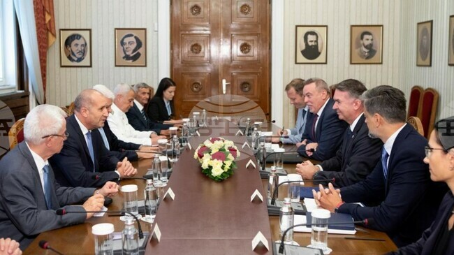 President Radev Discusses L-39 Skyfox Jet with Czech Aircraft Manufacturer