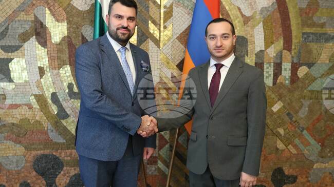 Foreign Minister Georgiev Meets Armenian High-Tech Industry Minister Ahead of Bilateral Commission Session