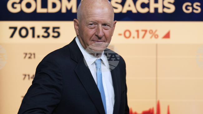 Възнаграждението на главния изпълнителен директор на „Голдман Сакс“ е нараснало с над 20 на сто през 2025 г. 