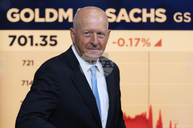 Възнаграждението на главния изпълнителен директор на „Голдман Сакс“ е нараснало с над 20 на сто през 2025 г. 