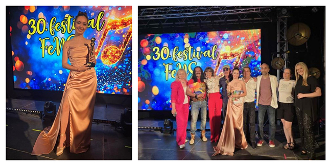 Певицата Дани Илиева спечели голямата награда на международен фестивал в Словения