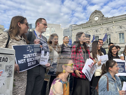 Белгия - Брюксел - Благомир Коцев - протест