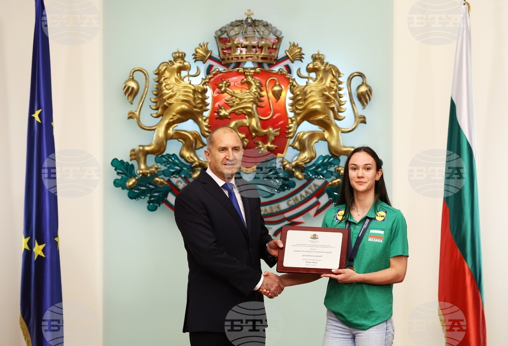 President Radev Honours Bulgaria’s U19 Volleyball World Champions