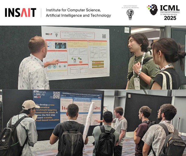 INSAIT представи пет научни разработки на международна конференция по машинно обучение