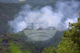Село Горно Спанчево - горски пожар