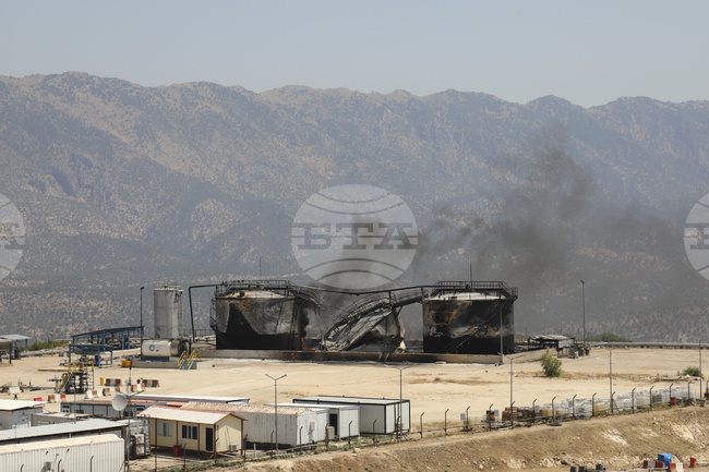 Ракетна атака затвори газово находище в Ирак, като причини прекъсване в електроснабдяването