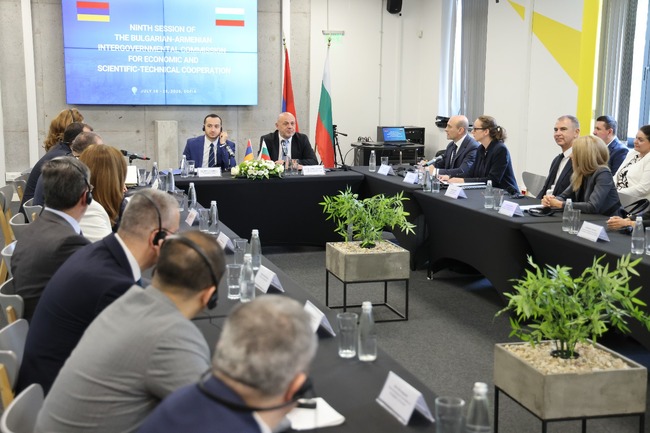 България и Армения ще задълбочават икономическото си сътрудничество в областта на иновациите и технологиите