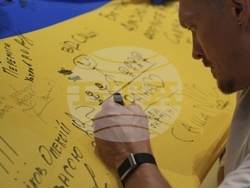 Britain Boxing Usyk Ukrainian Veterans