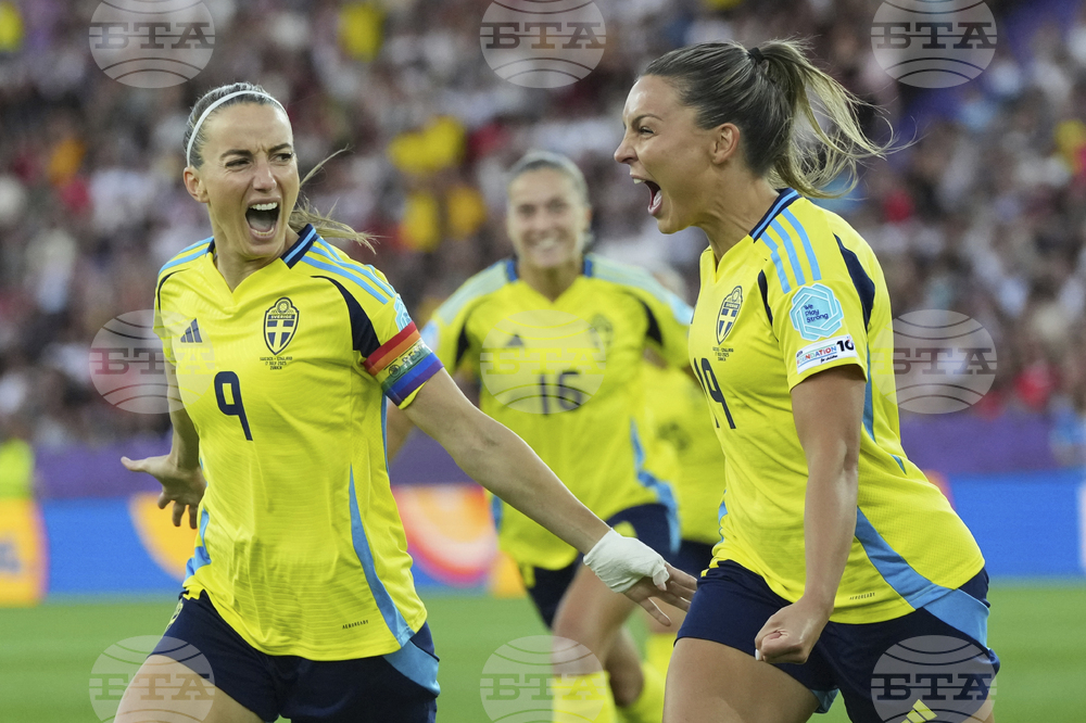 APTOPIX Euro 2025 Sweden England Soccer