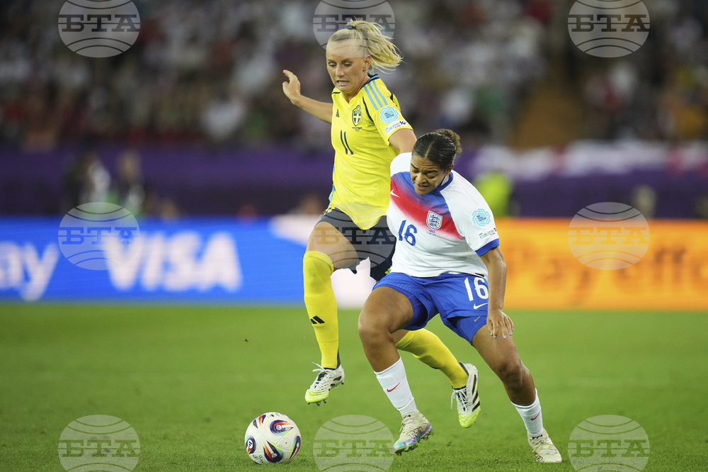 Euro 2025 Sweden England Soccer