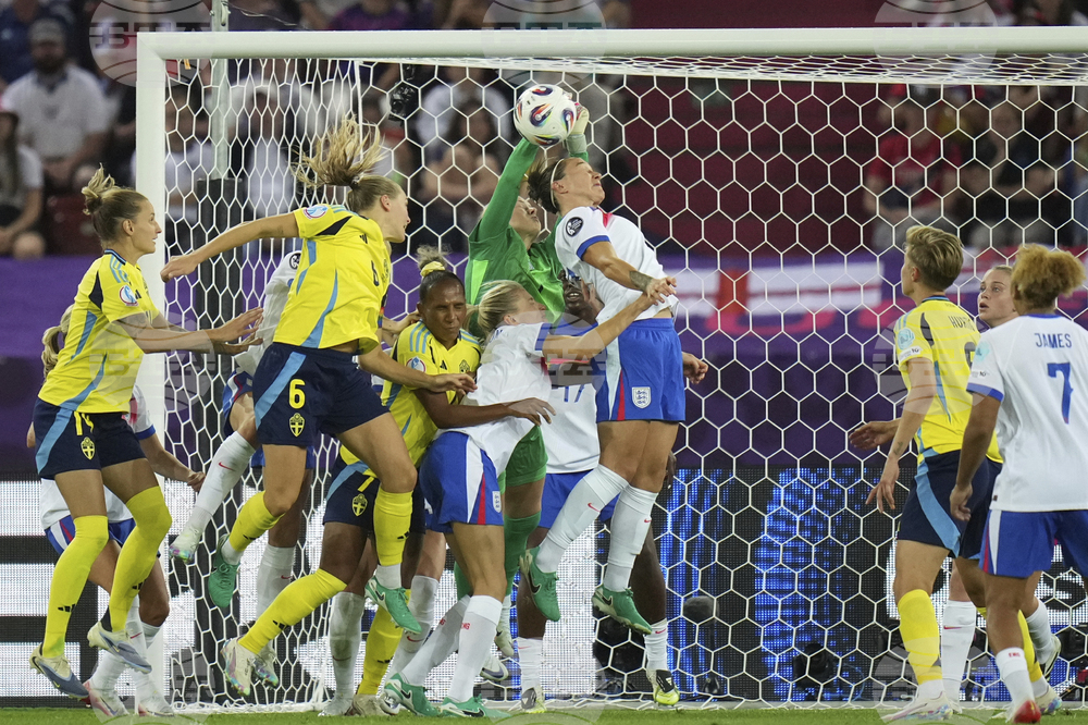 Euro 2025 Sweden England Soccer