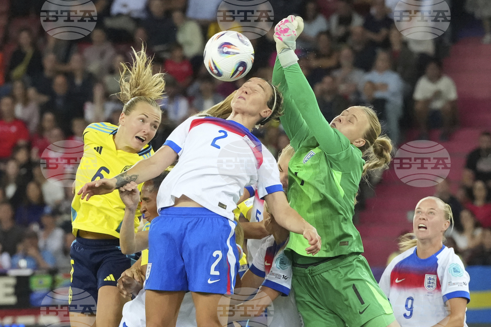 APTOPIX Euro 2025 Sweden England Soccer