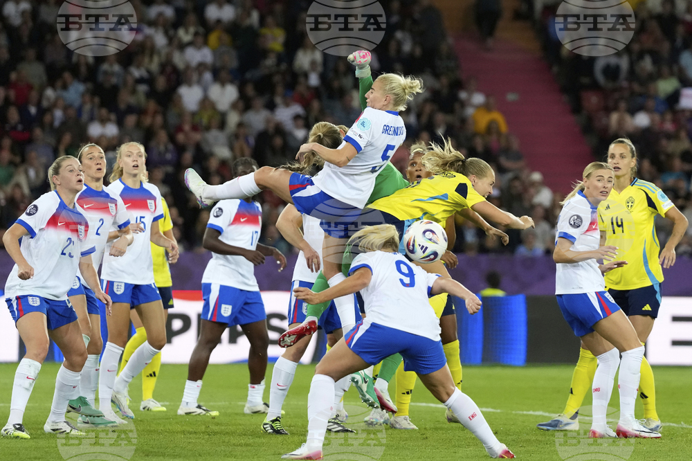 APTOPIX Euro 2025 Sweden England Soccer