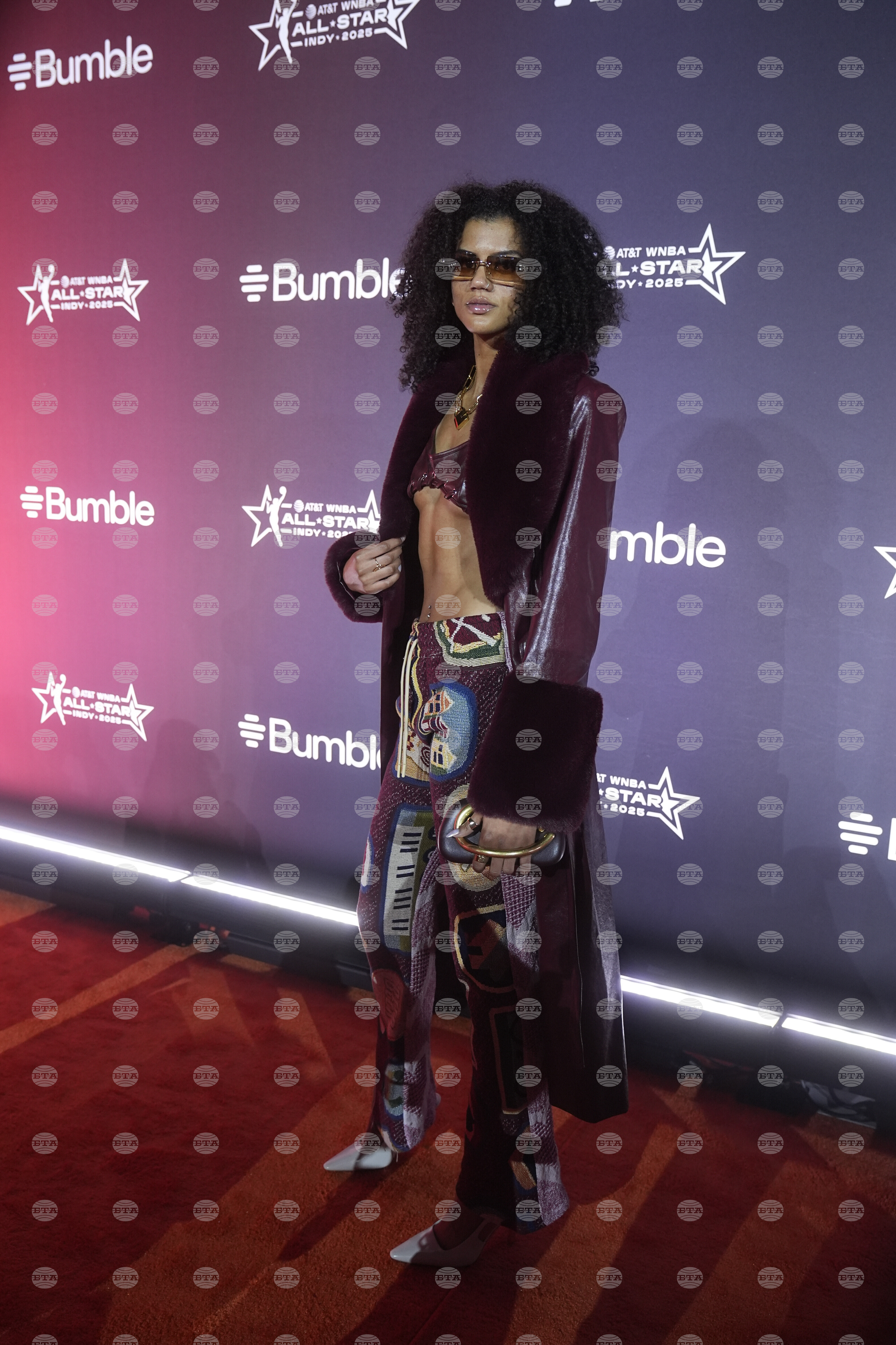 WNBA All Star Orange Carpet Basketball