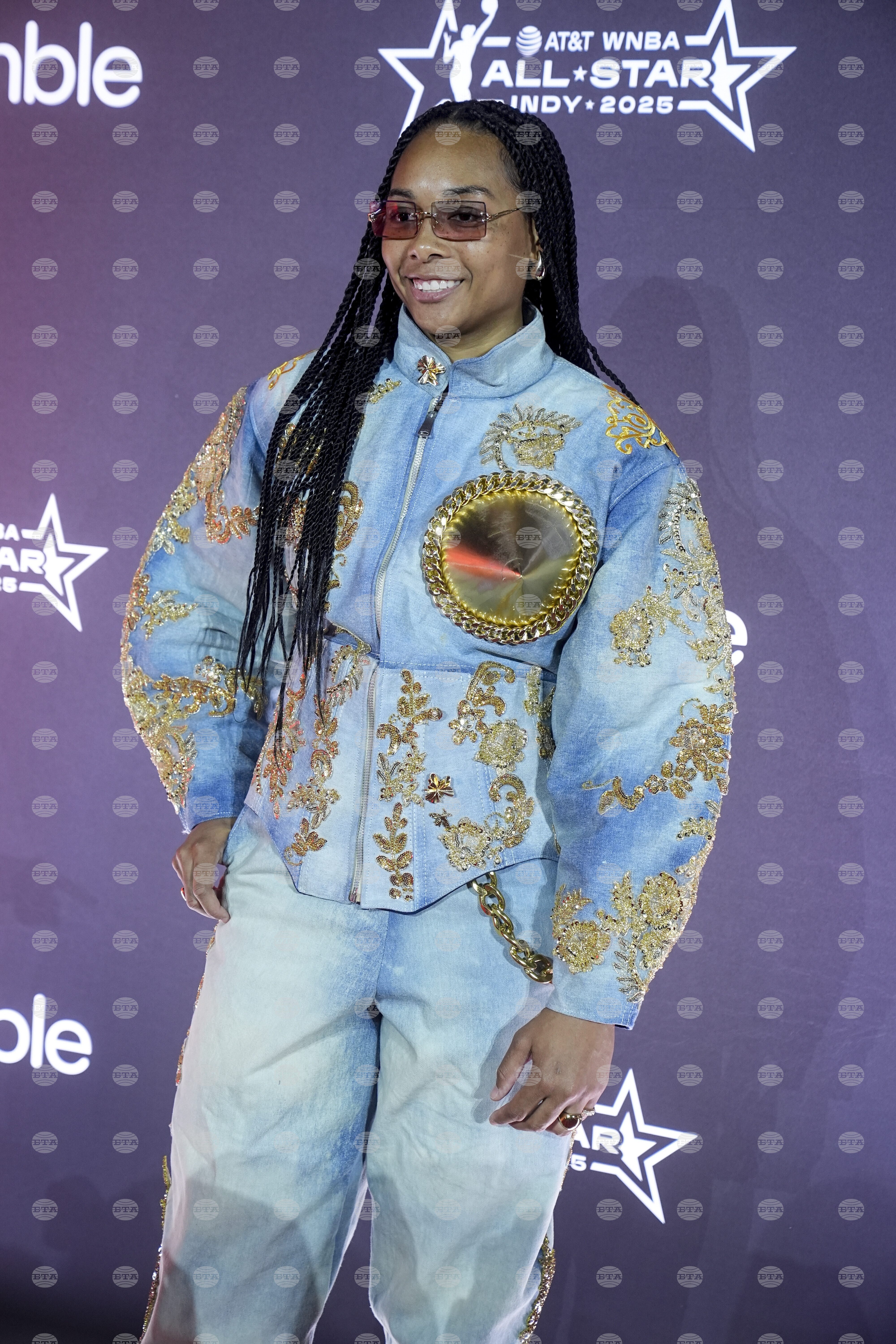 WNBA All Star Orange Carpet Basketball
