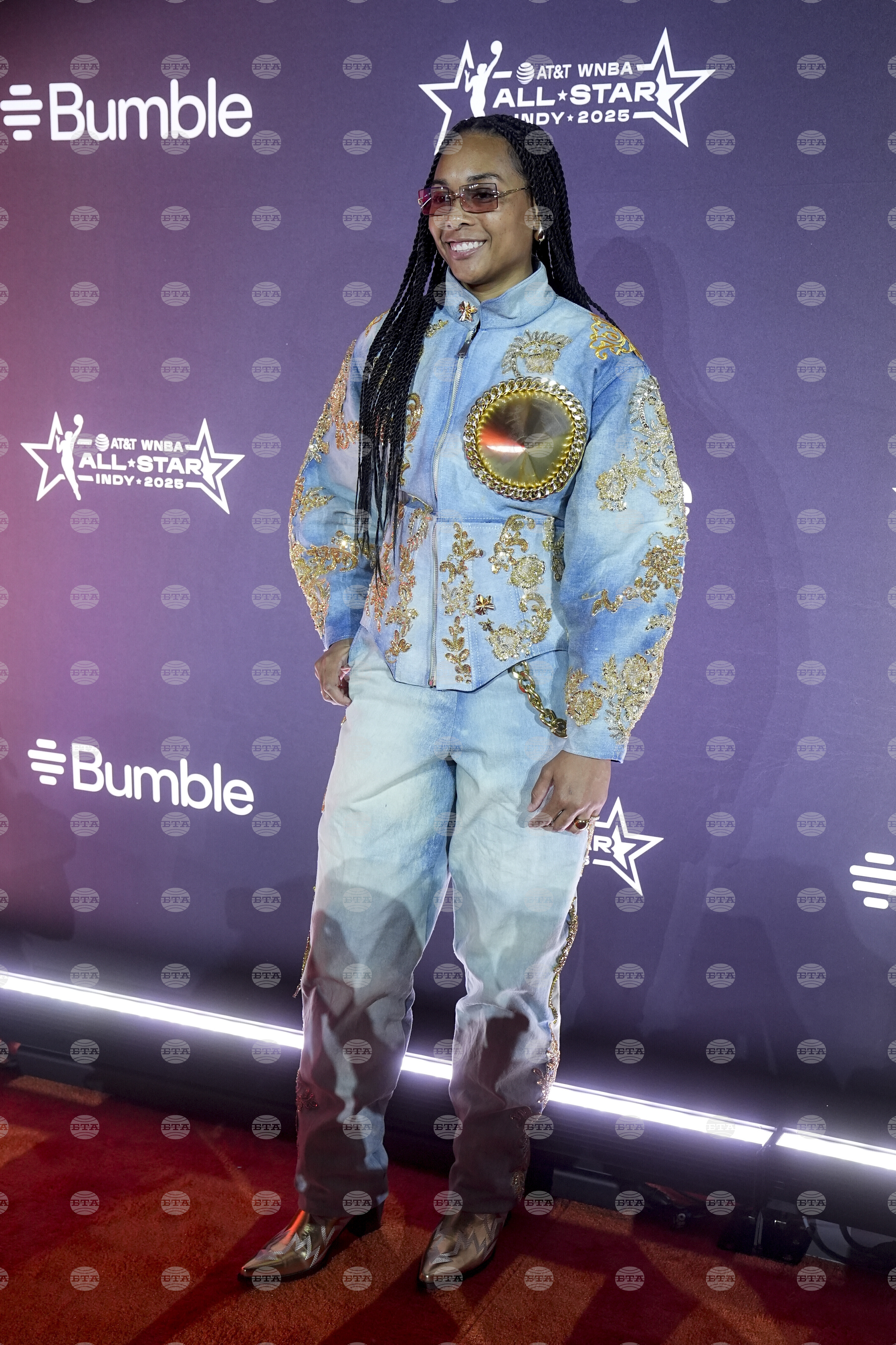 WNBA All Star Orange Carpet Basketball