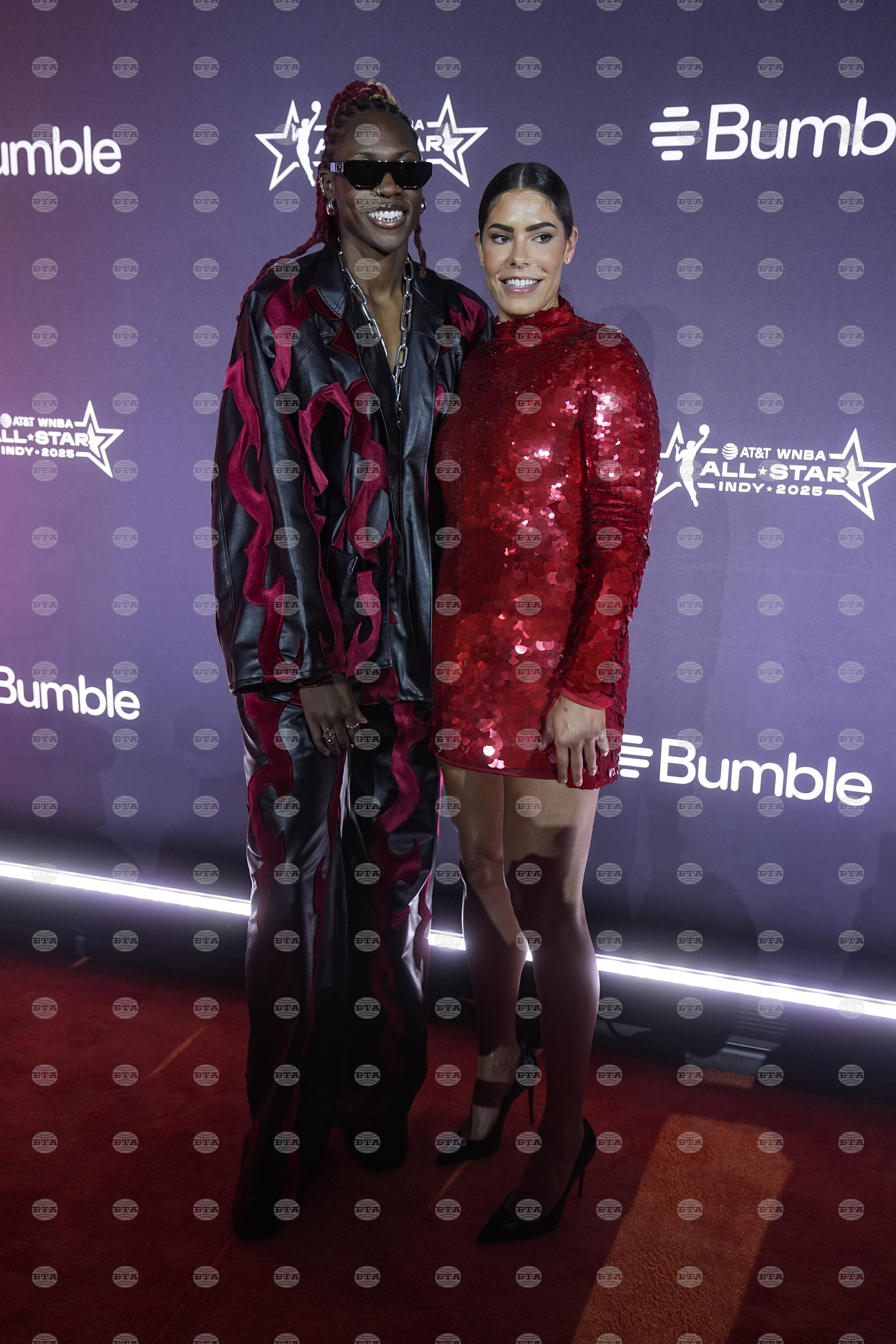 WNBA All Star Orange Carpet Basketball