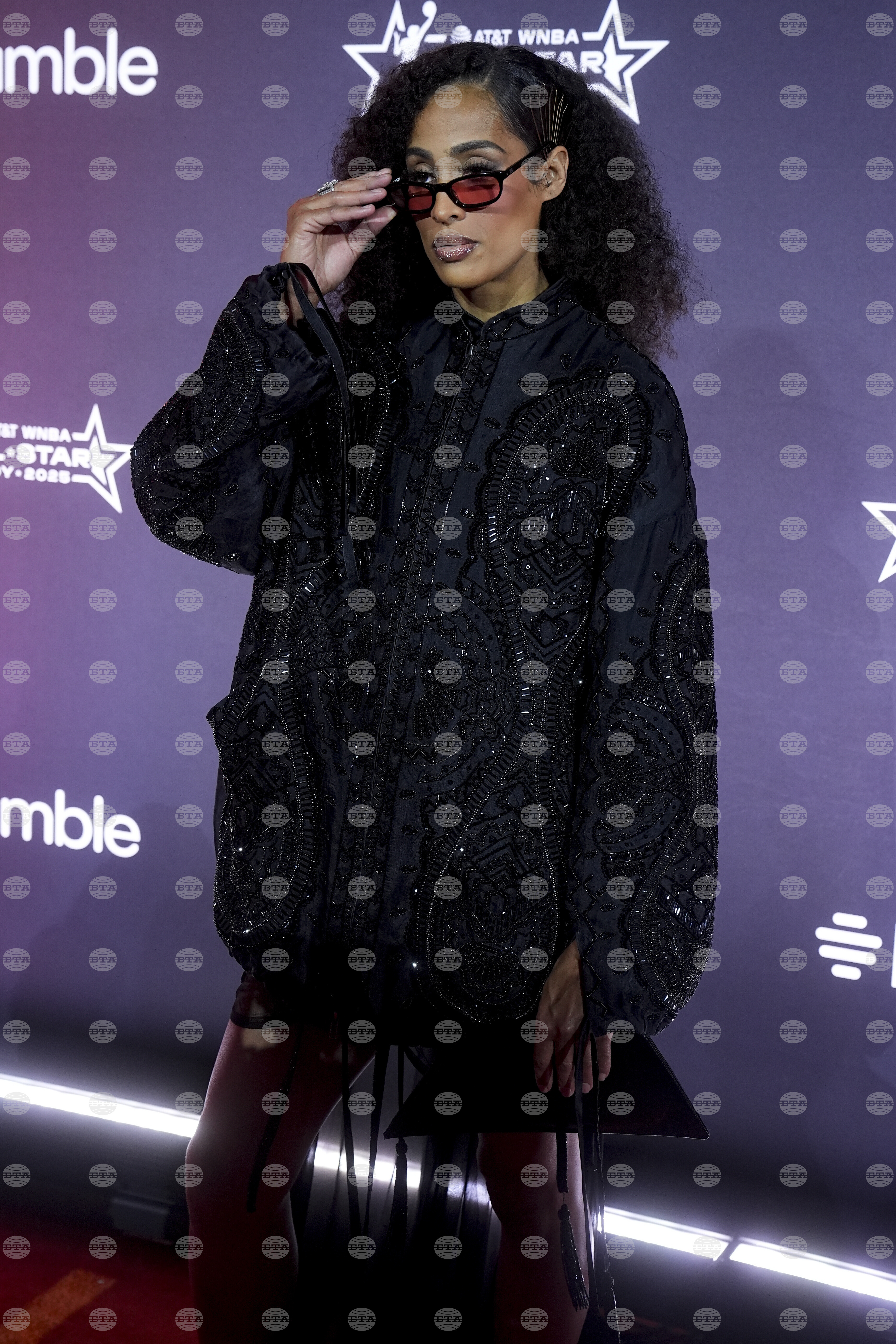 WNBA All Star Orange Carpet Basketball