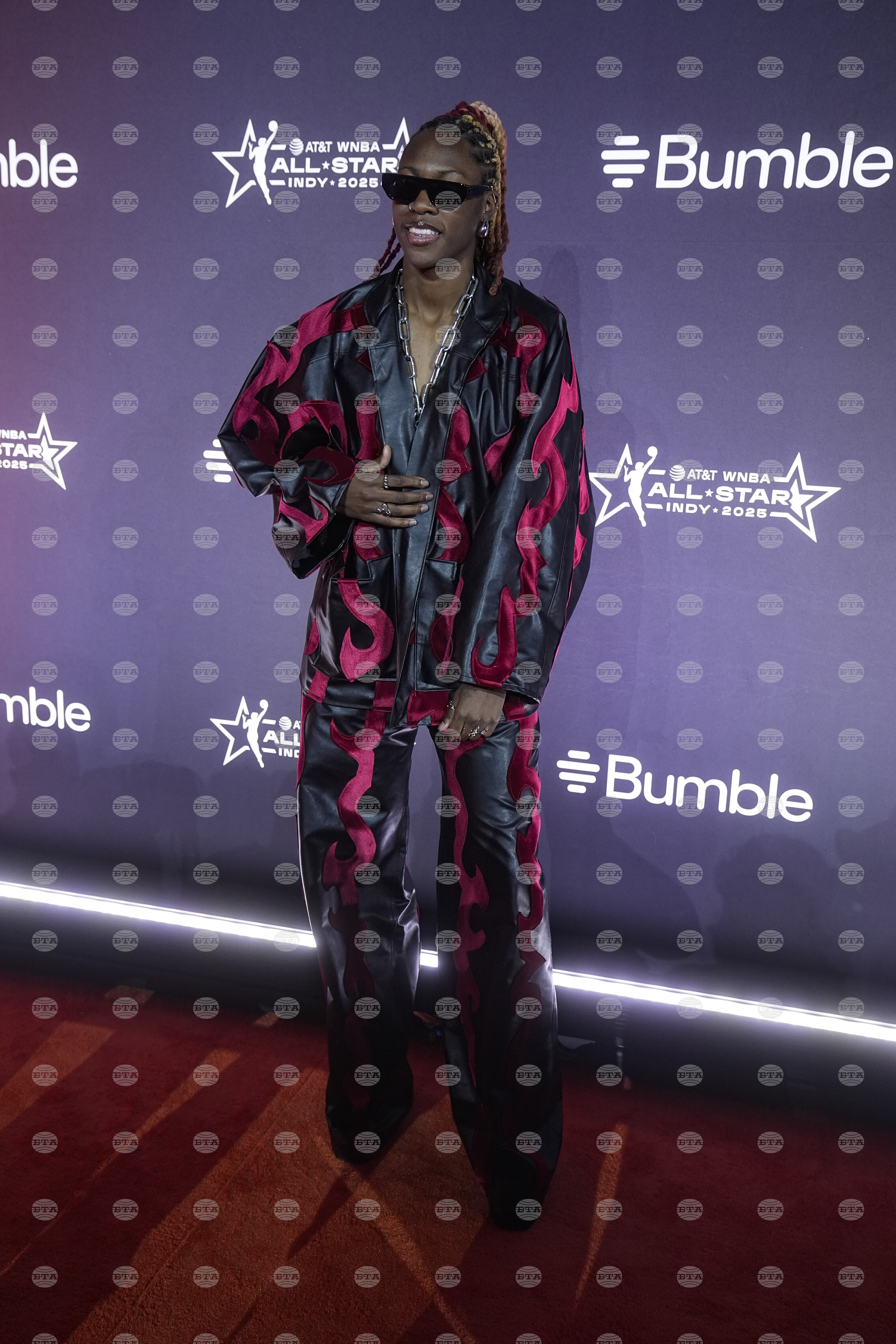 WNBA All Star Orange Carpet Basketball