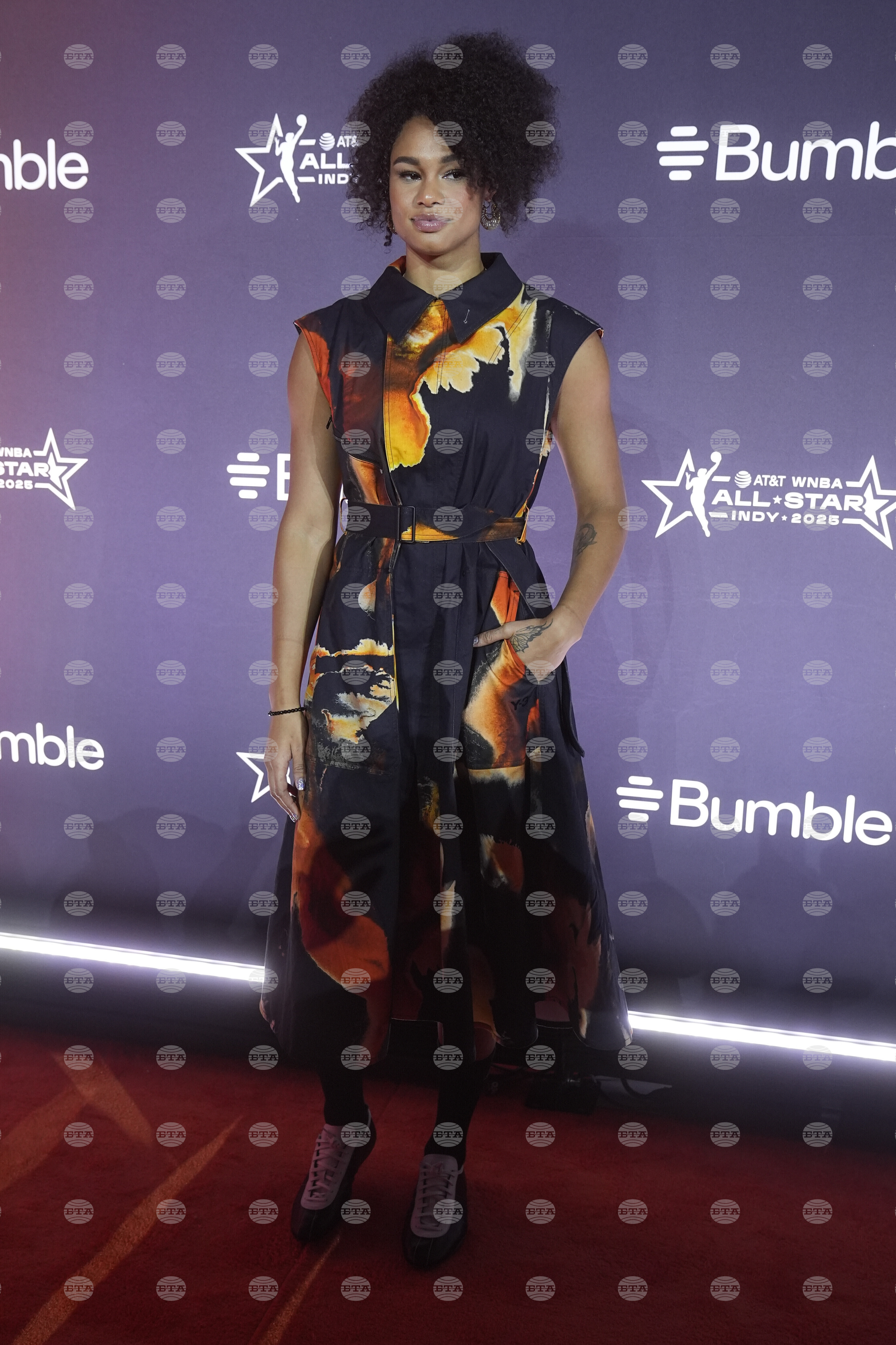 WNBA All Star Orange Carpet Basketball
