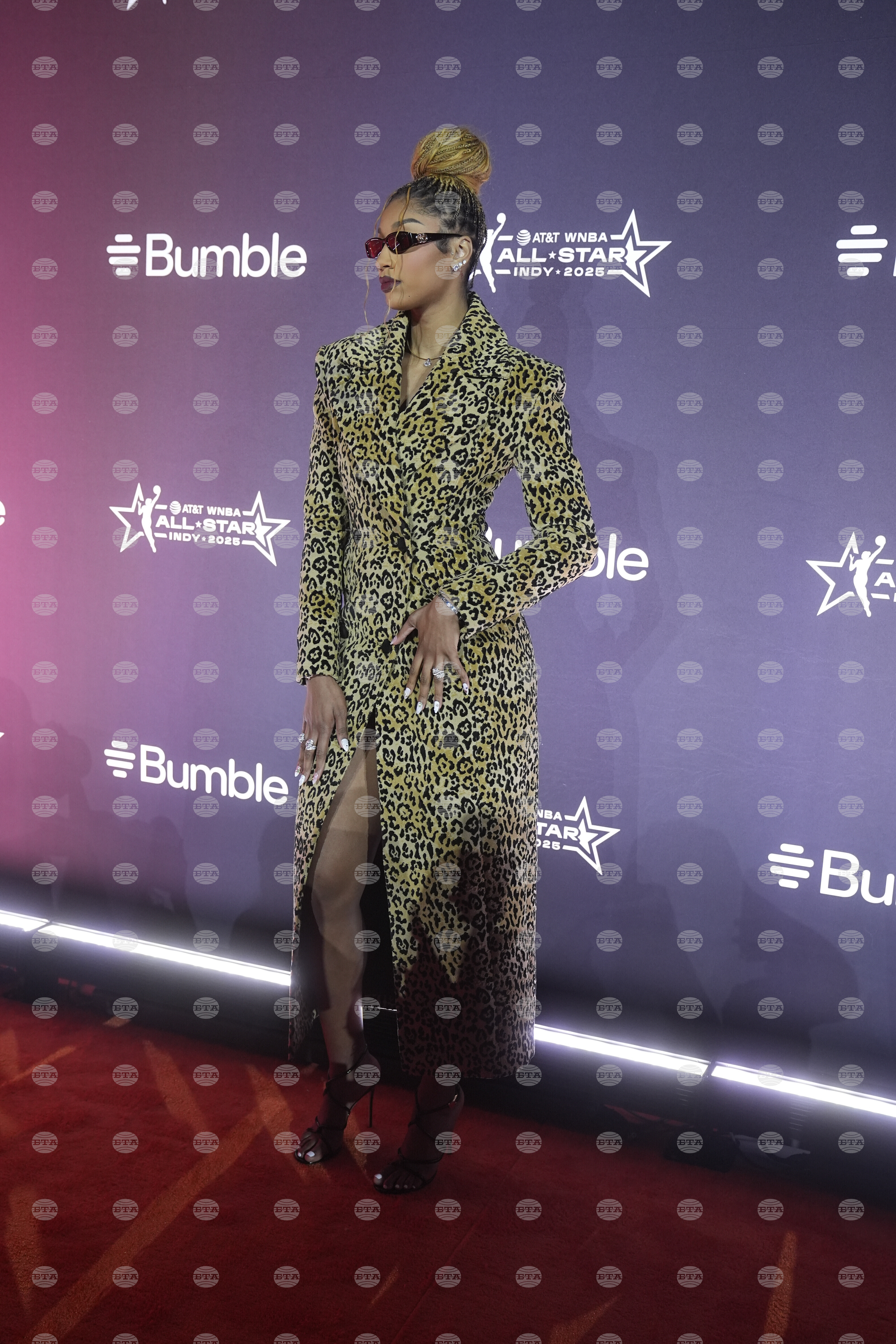 WNBA All Star Orange Carpet Basketball