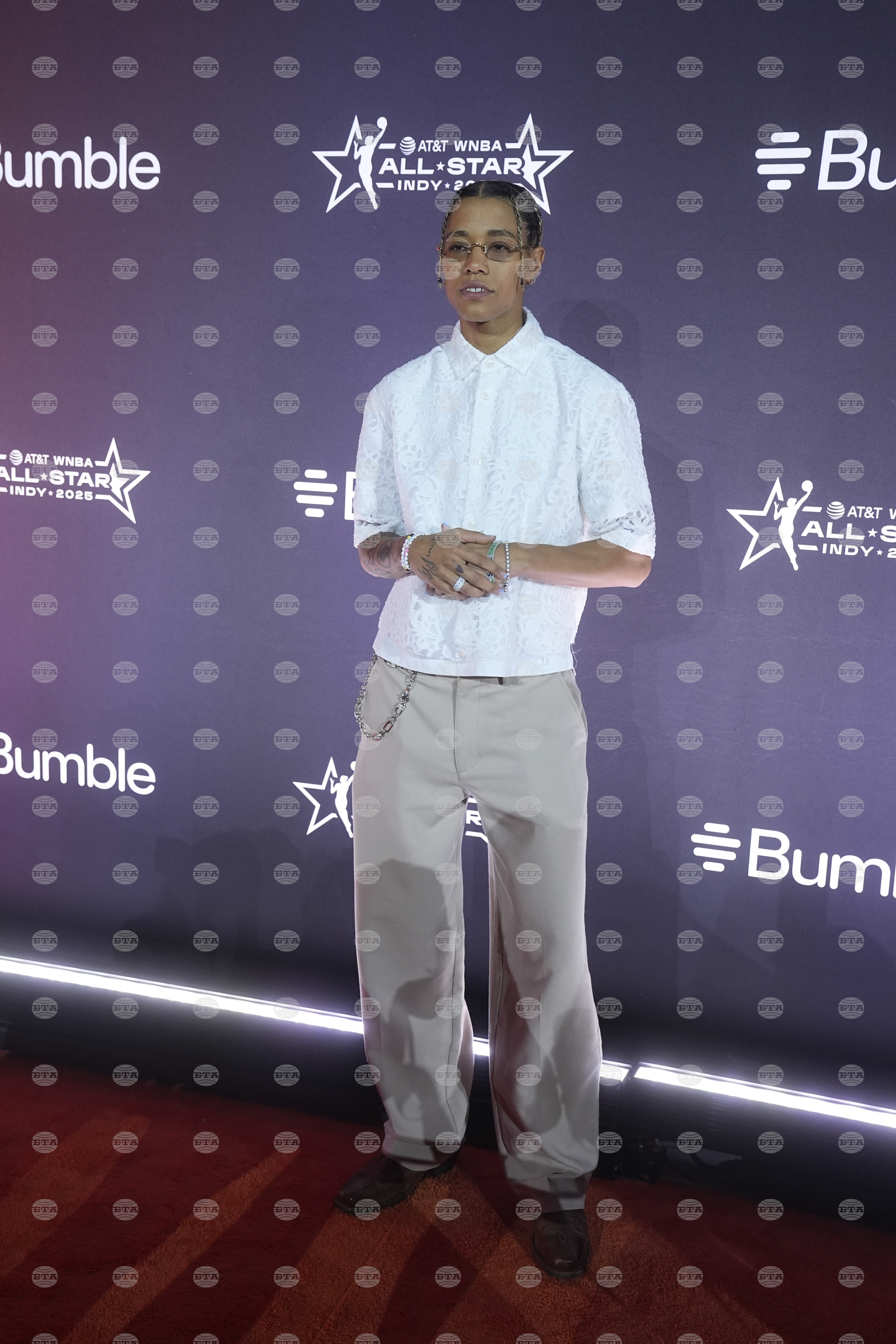 WNBA All Star Orange Carpet Basketball