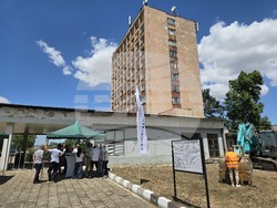 Видин - “Развитие на Индустриален парк “Видин-юг“ - строителна площадка - първа копка