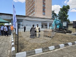 Видин - “Развитие на Индустриален парк “Видин-юг“ - строителна площадка - първа копка