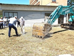 Видин - “Развитие на Индустриален парк “Видин-юг“ - строителна площадка - първа копка