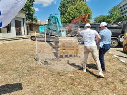 Видин - “Развитие на Индустриален парк “Видин-юг“ - строителна площадка - първа копка