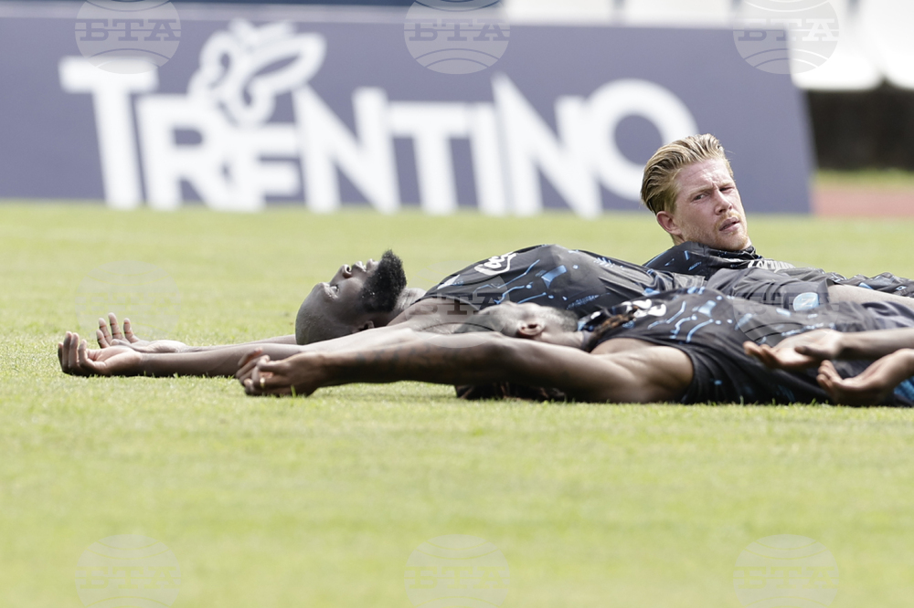 Italy Soccer Napoli De Bruyne