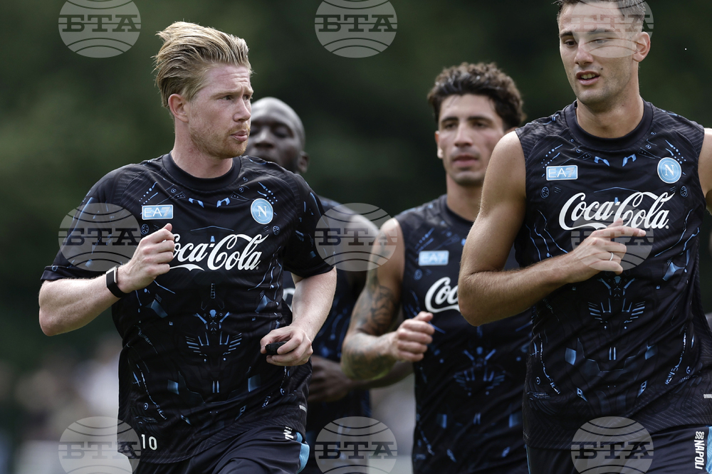 Italy Soccer Napoli De Bruyne
