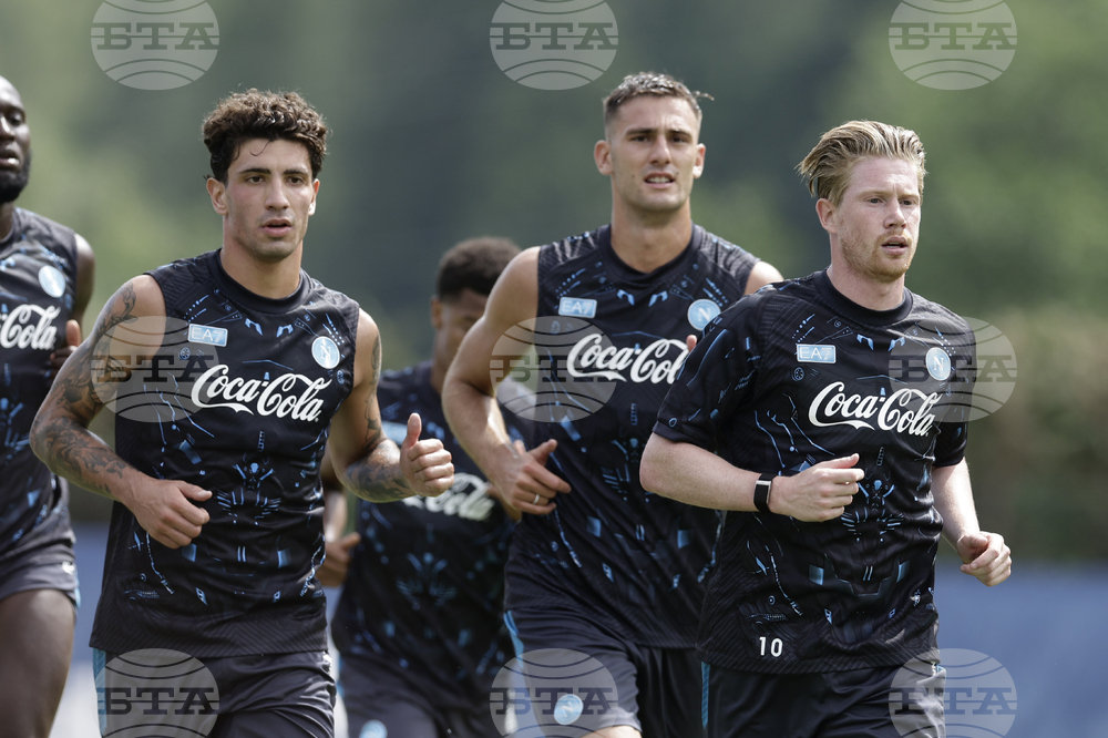 Italy Soccer Napoli De Bruyne