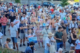Варна - протест в подкрепа на задържания кмет на града Благомир Коцев