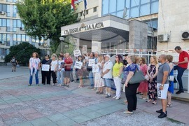 Добрич - протест в подкрепа на кмета на Варна Благомир Коцев