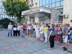 Добрич - протест в подкрепа на кмета на Варна Благомир Коцев