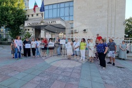 Добрич - протест в подкрепа на кмета на Варна Благомир Коцев