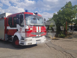 Стара Загора - цех за скрап - пожар