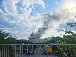 Стара Загора - цех за скрап - пожар