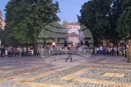 Левски - Румен Радев - заря-проверка - Васил Левски - годишнина