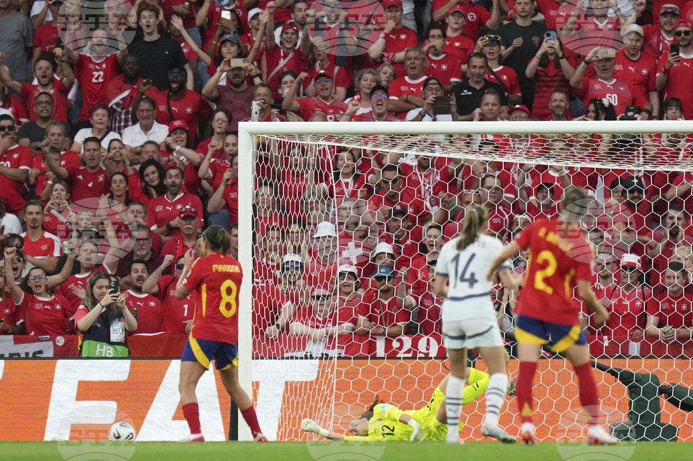 APTOPIX Euro 2025 Spain Switzerland Soccer